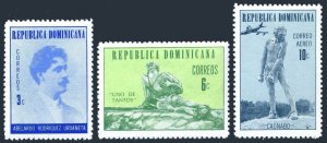 Dominican Rep 670-671, C176, MNH. Abelardo Rodriguez Urdaneta, sculptor, 1970.