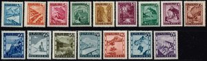 Austria 1945,Sc.#455 and more MNH stamps, Landscapes