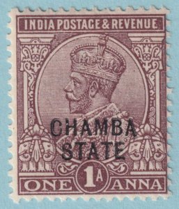 INDIA - CHAMBA STATE 35  MINT NEVER HINGED OG ** NO FAULTS VERY FINE! - GRP