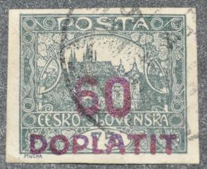 DYNAMITE Stamps: Czechoslovakia Scott #J27  USED