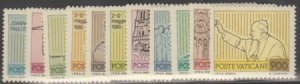 Vatican 694 - 704 NH Set