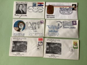 United  States Philatelic exhibitions & Fairs postal covers 6  items Ref A2130