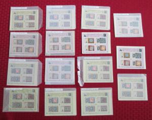 Ajman, 15 Souvenir Sheets on Paper,  C385