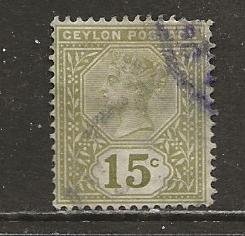 Ceylon Scott catalog # 136 Used