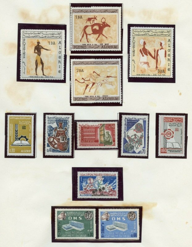 ALGERIA  SELECTION OF MINT NEVER HINGED STAMPS AS SHOWN