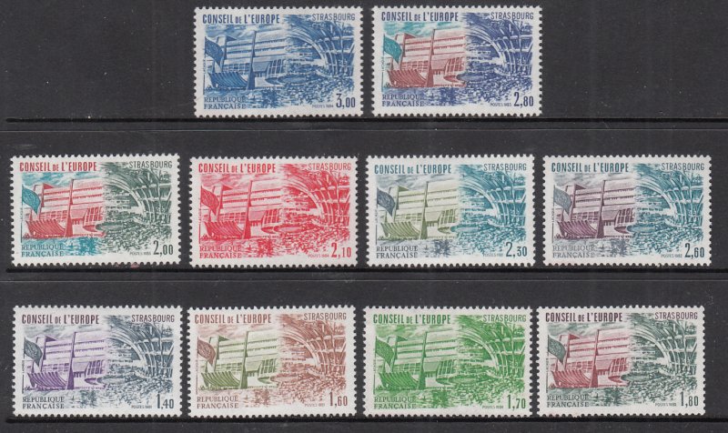France 1O27-1O36 MNH VF