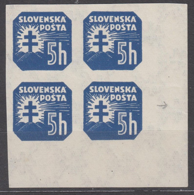 Slovakia Scott #P20 1940 MNH Block of 4