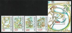 Surinam SC# 1155-1159, Mint Never Hinged - Lot 070217