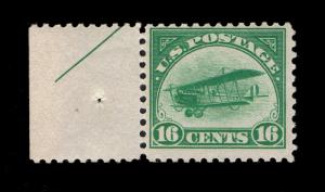 STUNNING SCOTT #C2 MINT OG NH LEFT MARGIN ARROW VF+ - PRICED TO SELL