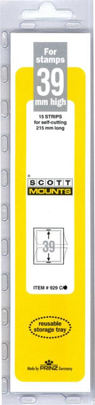 Scott Mounts Clear 39mm STRIP 215 ,(Pgk. 15)(00929C)