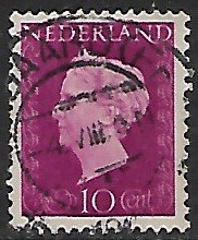 Netherlands - # 289 - Queen Wilhelmina - 10ct - used....(P4)
