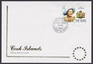 COOK IS 1995 Queen mother 95th Birthday FDC................................A2053