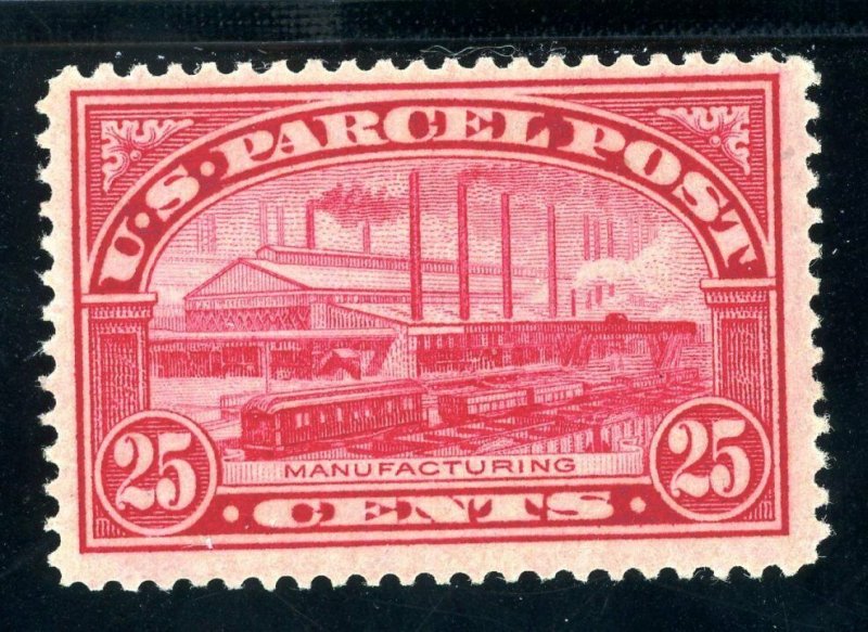 USAstamps Unused FVF US 1912 Parcel Post Manufacturing Scott Q9 OG MVLH