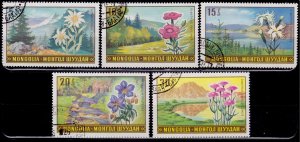 Mongolia, 1969, Local Flowers, used