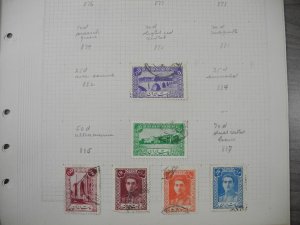 PERSIA, Excellent Stamp Collection hinged on pages