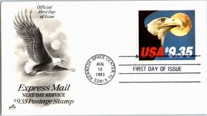 OAS-CNY 6999 FDC SCOTT 1909 – 1983 $9.35 Eagle and Moon booklet single