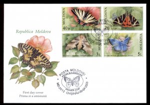 Moldova 2003 Insects, Butterflies FDC