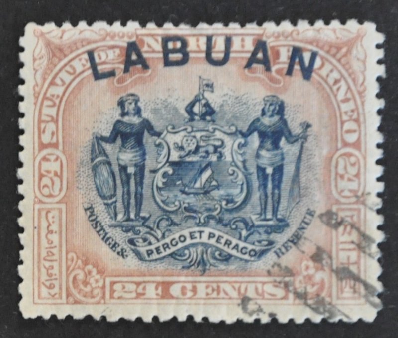 DYNAMITE Stamps: Labuan Scott #82 – USED