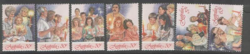 Australia 1987 Xmas never hinged mint SG1098/1104