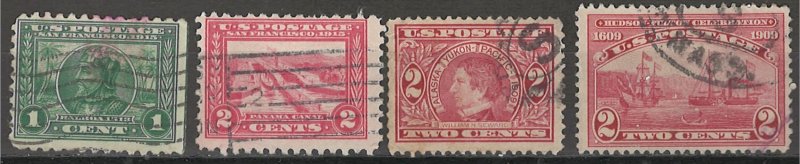 COLLECTION LOT # 3816 UNITED STATES 4 STAMPS 1909+ CV+$10