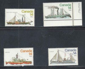 Canada MNH 776-9 Ships