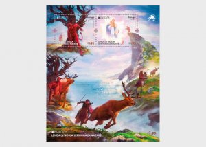 Portugal - Postfris/MNH - Sheet Europa, Myths and Stories 2022