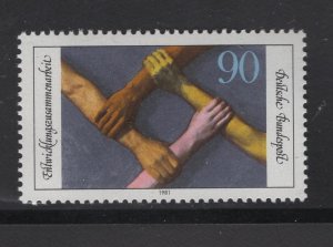 Germany #1356  (1981 Third World Development issue) VFMNH CV $1.05