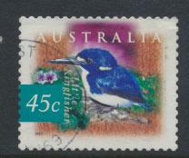 Australia SG 1688d perf 12½ x 13   Used -  Birds kingfisher