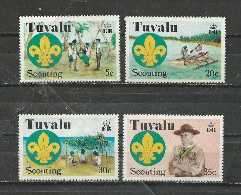 Tuvalu #50-53 Unused Hinged