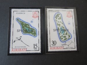 Kiribati 1987 Sc 487,8 SPECIMEN Bird set MNH