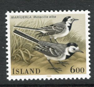 ICELAND; 1980s early Birds issue fine Mint 6k. value
