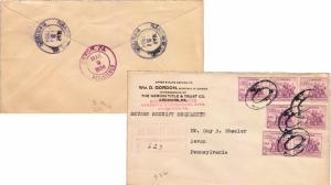 United States Pennsylvania Narberth Registered 1934 double ring  3 NIRA (7).