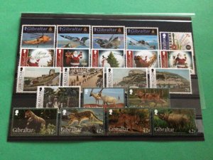 Gibraltar 2012 mint never hinged mixed stamps  sets A15377