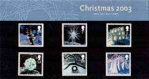 PRESENTATION PACK PP323 2003 - CHRISTMAS  (printed no.353)