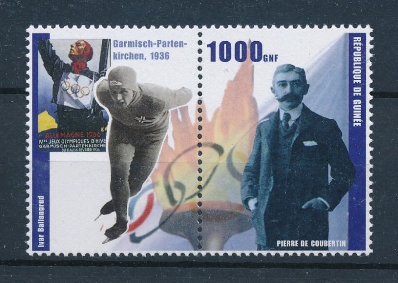 [106934] Guinea 2002 Olympic Games Garmisch Partenkirchen skating  MNH