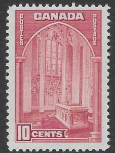 Canada  241    1937    10 cents  FVF  Mint  NH