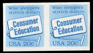 United States, 1930-Present #2005a Cat$85, 1982 20c Consumer Education, imper...