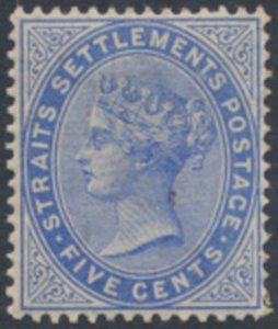 Straits Settlements    SC# 45 MH   see details & scans