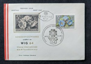 1964 Vienna Austria First Day Cover FDC