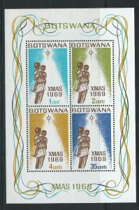 Botswana 57a 1969 Christmas s..s MNH