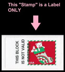 US CVPT26 Holiday Delights Stocking Kiosk ATM single Not Valid MNH 2020