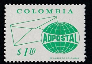 Colombia # 811, Postal Service Emblem, Mint NH,