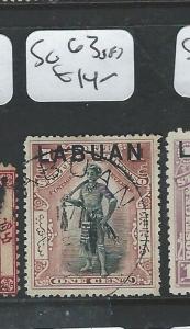 LABUAN  (B0910) 1C MAN  SG 63  CDS  VFU 