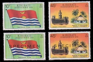 Kiribati 325 - 326 & Specimens MNH