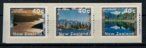 New Zealand 1996 Definitives - Self Adhesives in Single Mint Strip