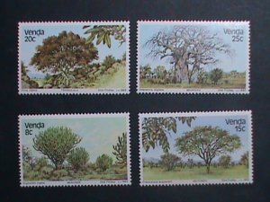 ​VENDA -   RARE ENDANGER TREES PLANTS -FOREST MNH STAMP SET VERY FINE