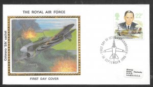 Just Fun Cover Great Britain #1158 Colorano FDC Royal AF Commanders (my2789)