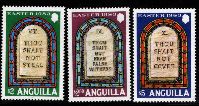 ANGUILLA Scott 533-535 MNH** High value stamps