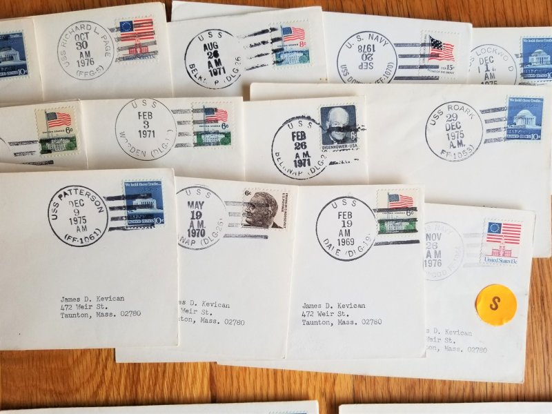 68 Naval Ship Covers