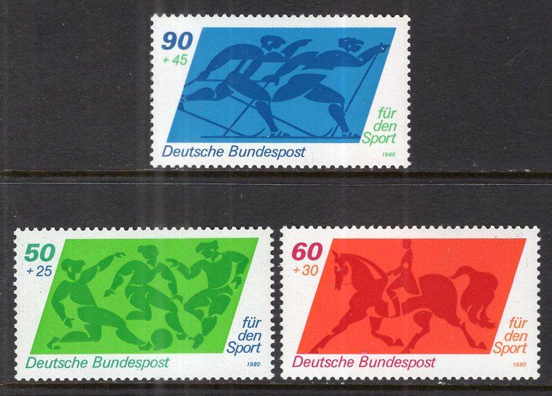 Germany B574-B576 Sports MNH VF